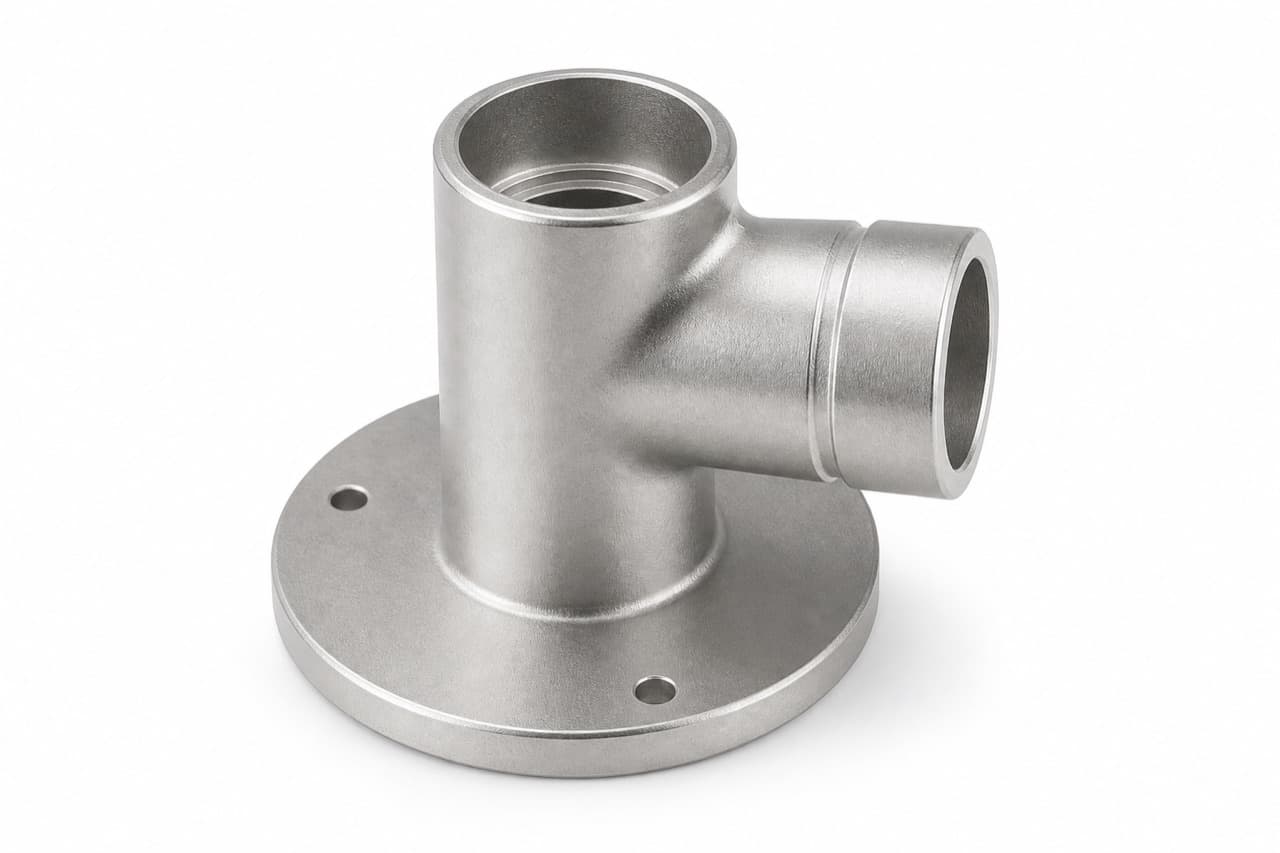 Flanged junction components