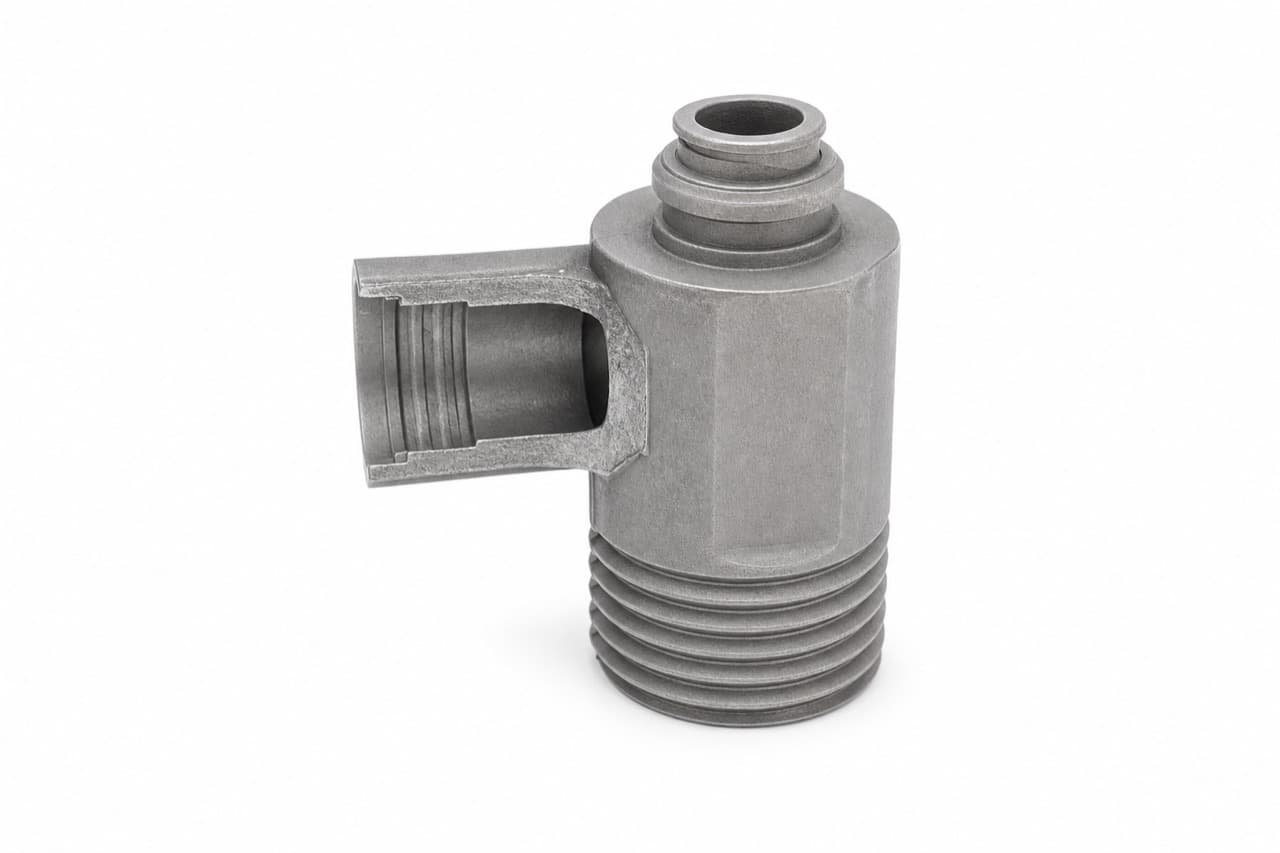 LPMIM threaded valve body sample