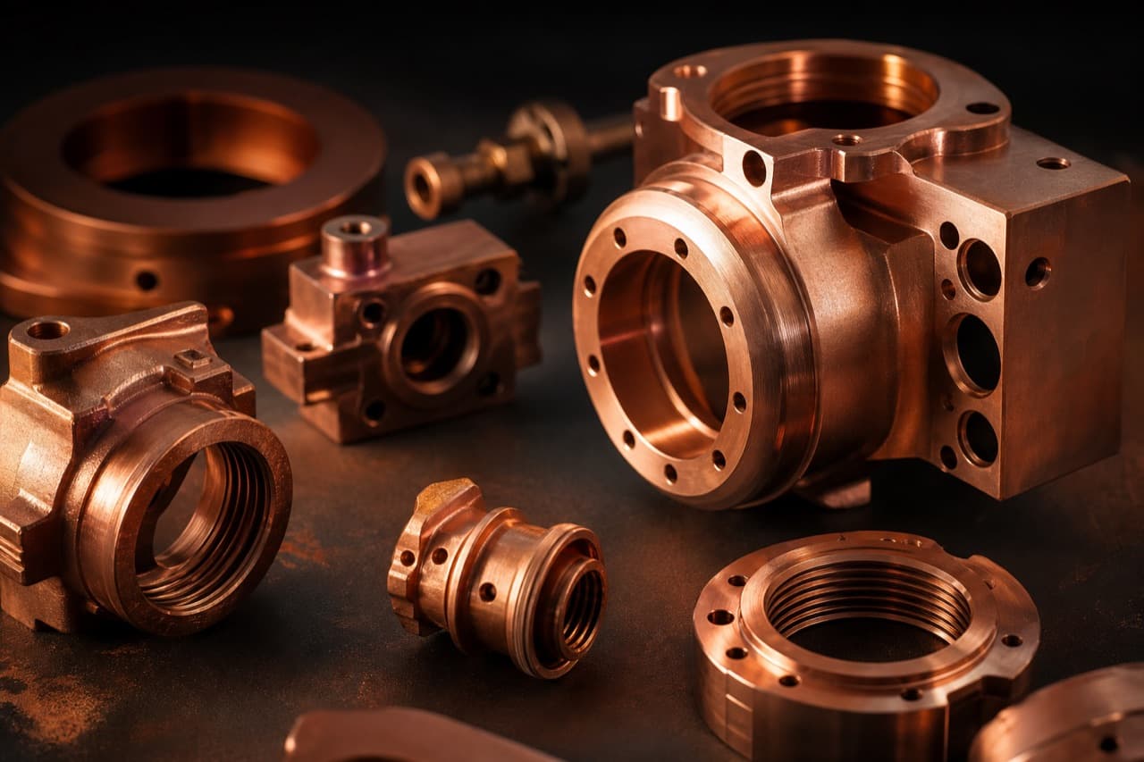 Structural copper-alloy components