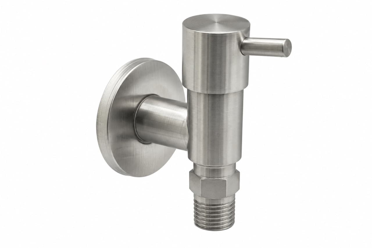 Angle valve assemblies