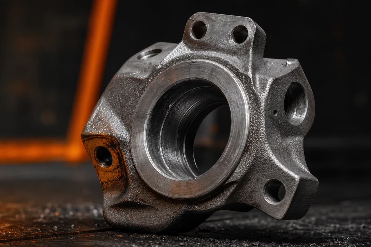 Precision cast parts needing cleanup