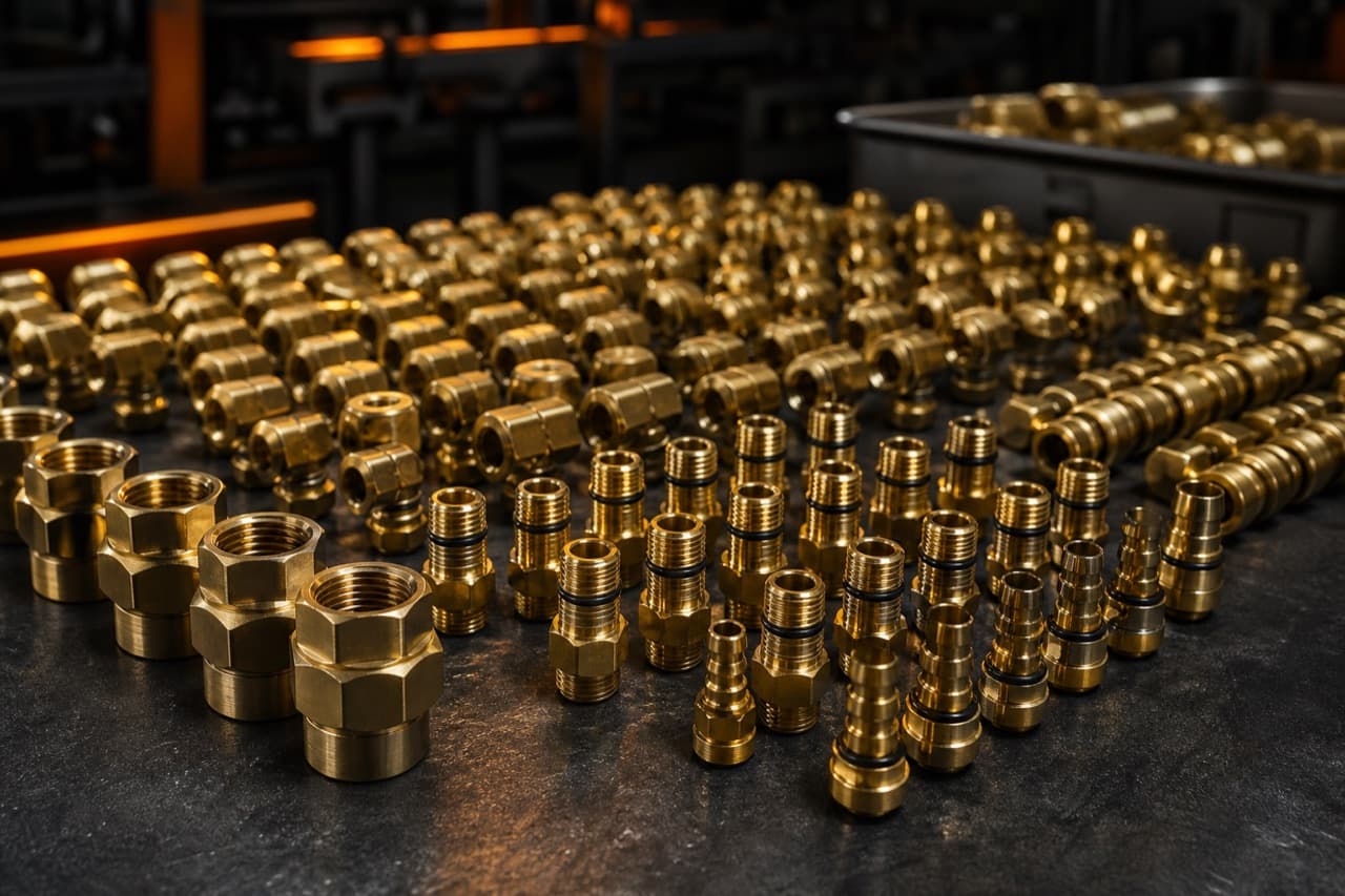 High-volume brass hardware