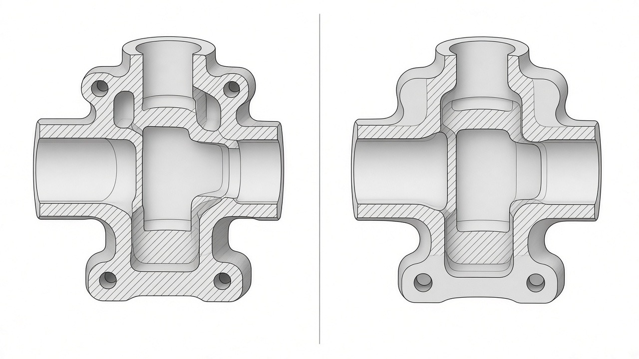 Why Brass-to-Stainless MIM Conversion Is a Redesign, Not a Material Swap — technical illustration
