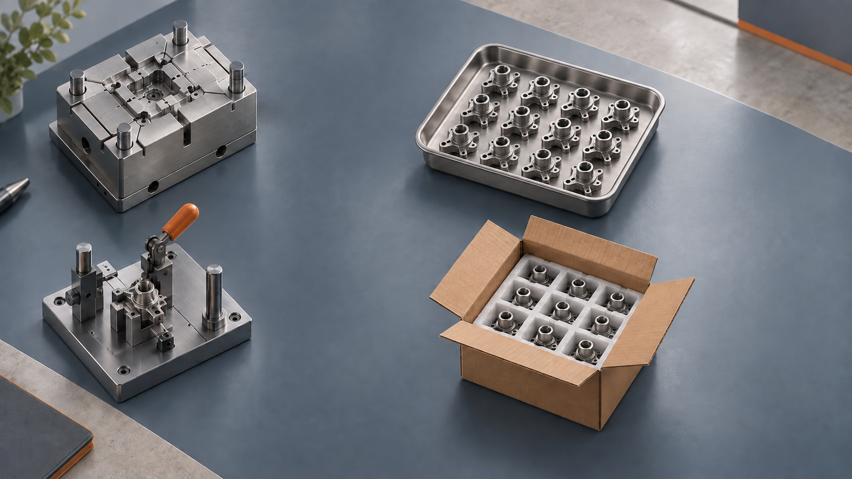 Tooling, component supply, assembly and packing as separate cost review categories