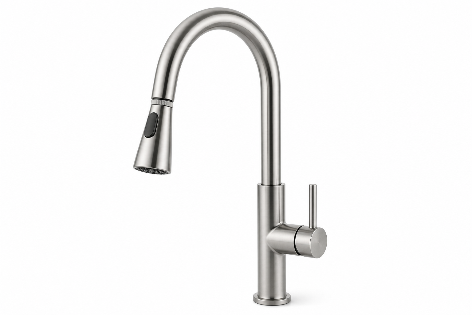Rubinetto cucina estraibile in acciaio inox 304
