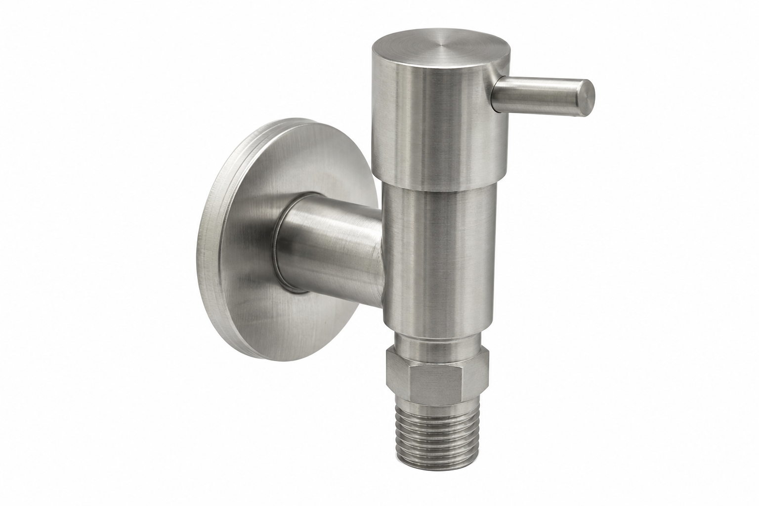 Valvola angolare in acciaio inox 304 — DN15